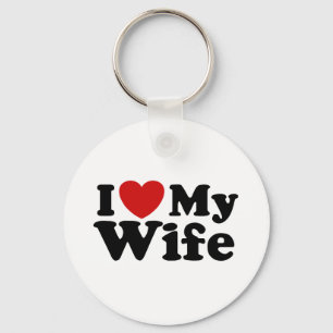 I Love My Wife Keychain