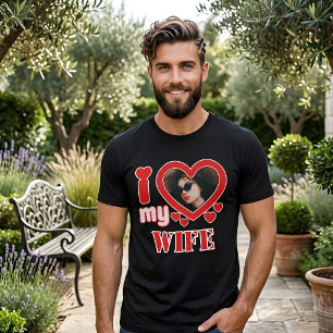 I Love My Wife Personalized Tri-Blend Shirt