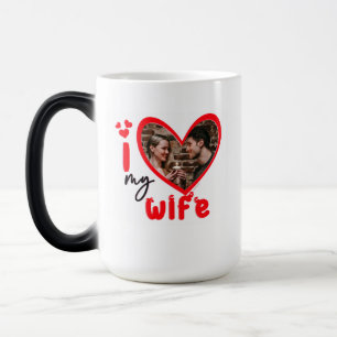 I Love My Wife Photo Gift Coffee Mug