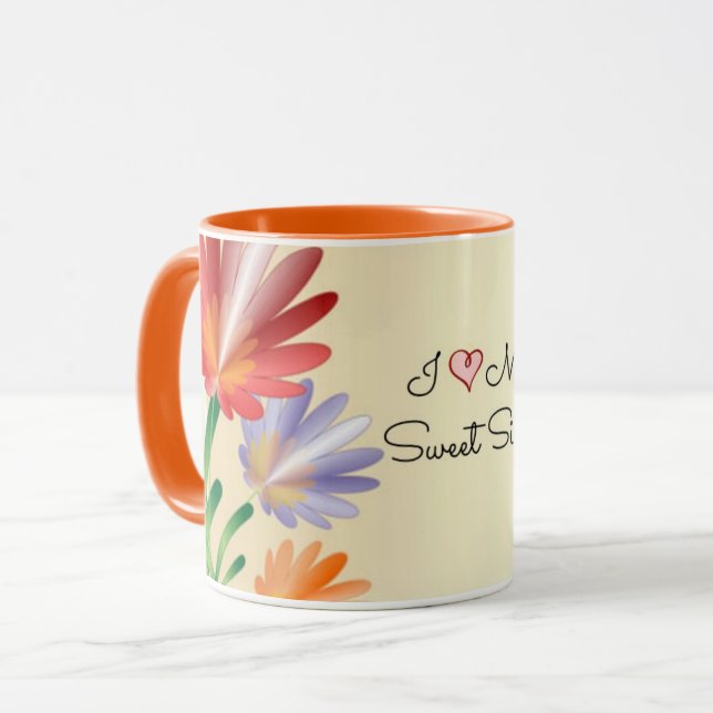 I Love My Wonderful Sister Mug (Front Left)