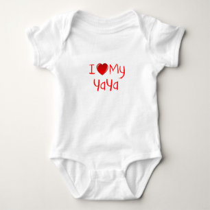 I Love My YaYa Infant & Toddler T-Shirt Baby Bodysuit