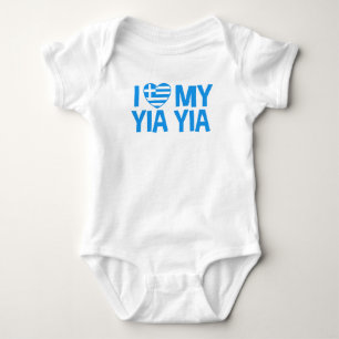 I Love My Yia Yia Baby Bodysuit