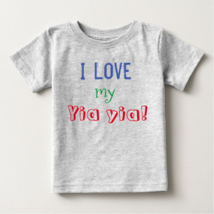 i love my yiayia baby T-Shirt