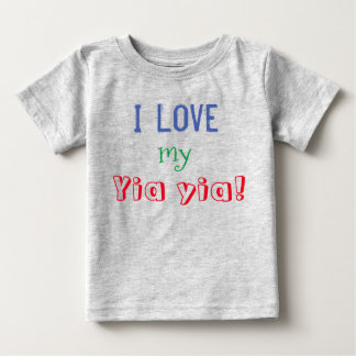 i love my yiayia baby T-Shirt