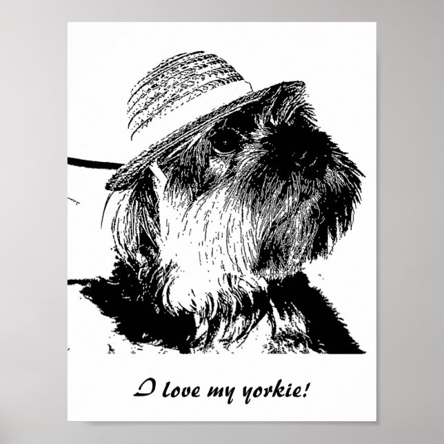 I love my yorkie! Value Poster (Front)