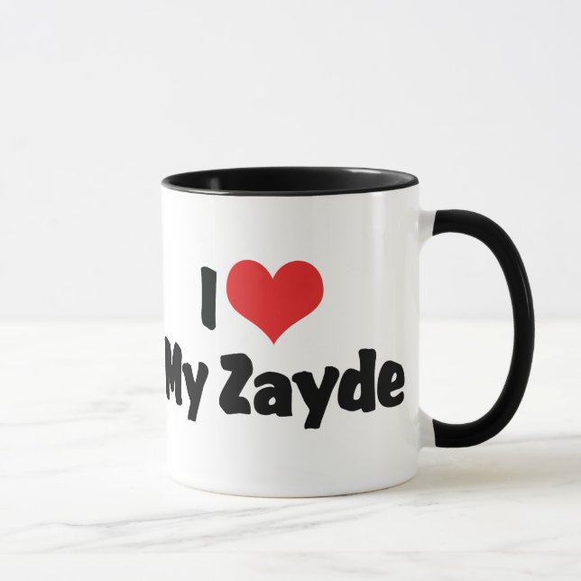 I Love My Zayde Mug (Right)