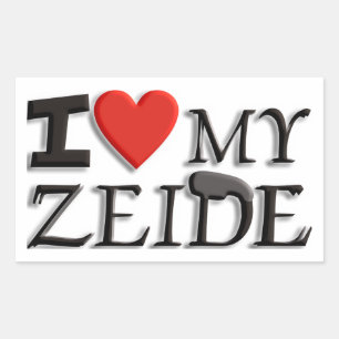 I love my Zeide Sticker