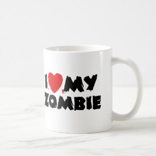 I Love My Zombie Coffee Mug