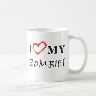I love my zombies coffee mug