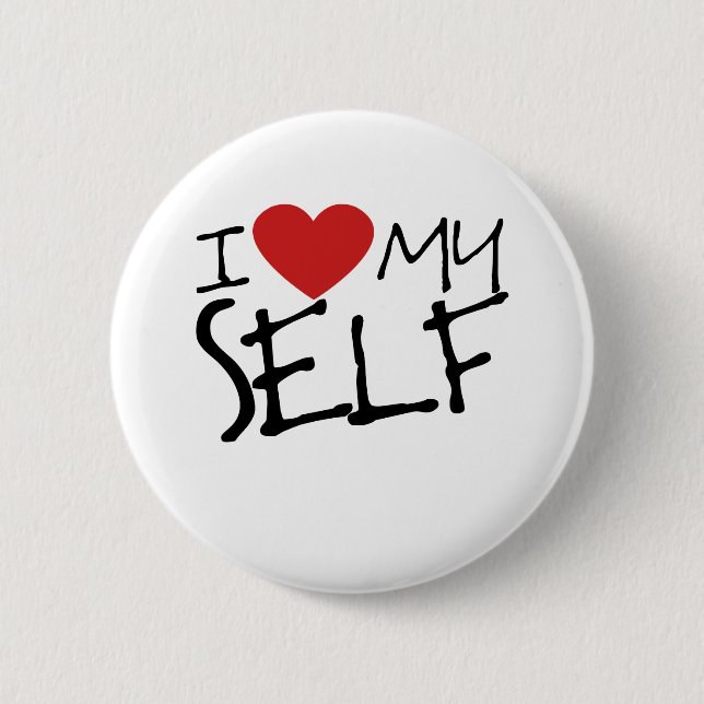 I Love myself 2 Inch Round Button (Front)