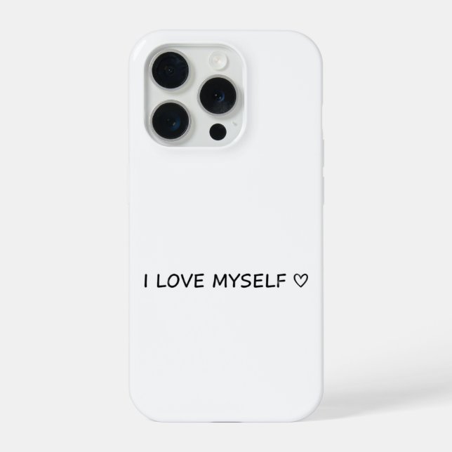 “I Love Myself” Phone Case – Cute & Affordable! (Back)
