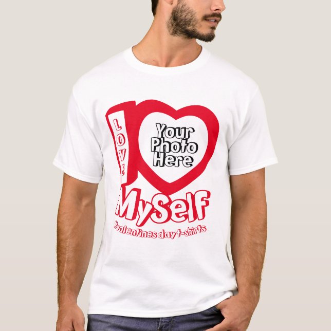 I love Myself Single Valentine Cute Funny T-Shirt (Front)