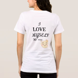 I love myself to -Funny Wife Self Love T-Shirt Tri-Blend Shirt