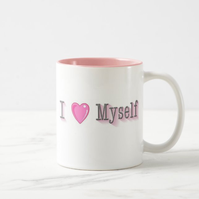 I Love Myself Two-Tone Coffee Mug (Right)