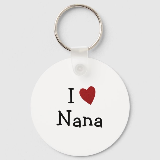 I Love Nana Keychain (Front)