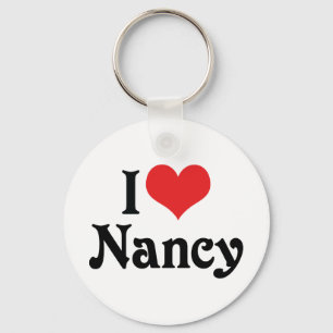 I Love Nancy Keychain