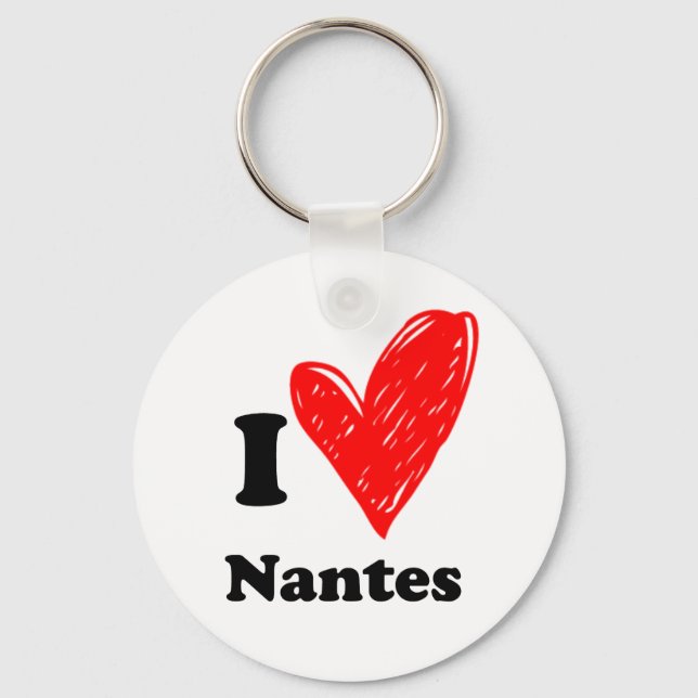 I love Nantes Keychain (Front)