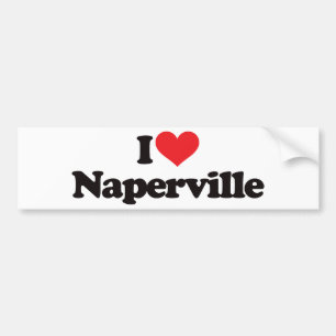 I Love Naperville Bumper Sticker