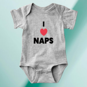 I Love Naps Baby Bodysuit – Cozy Humour for Little