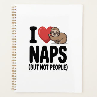 I Love Naps Cute Sloth Heart
