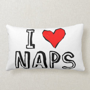 I LOVE NAPS LUMBAR PILLOW