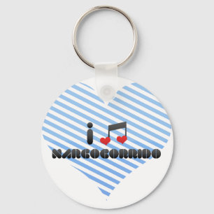 I Love Narcocorrido Keychain