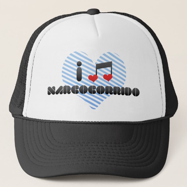 I Love Narcocorrido Trucker Hat (Front)