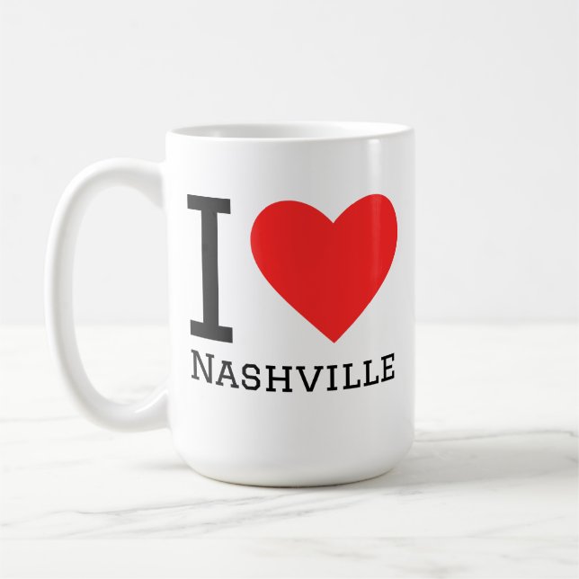 I love Nashville  Coffee Mug (Left)