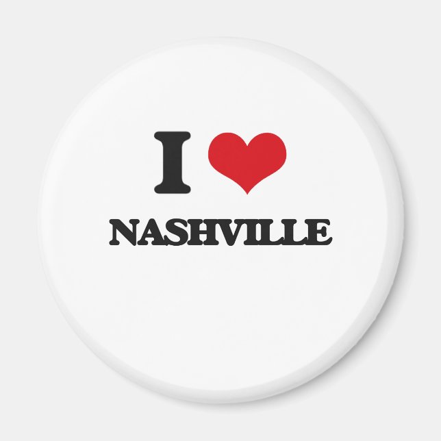 I love Nashville Magnet (Front)