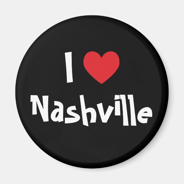 I Love Nashville Magnet (Front)