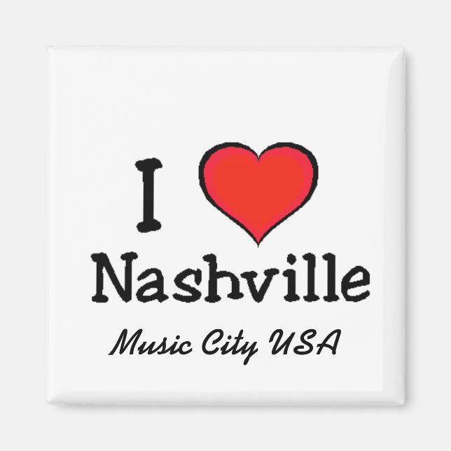 I Love Nashville Magnet (Front)