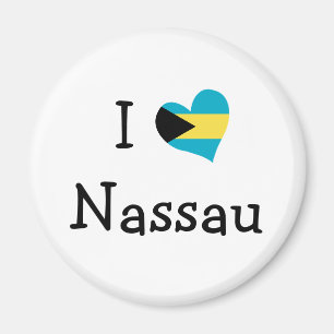 I Love Nassau Magnet