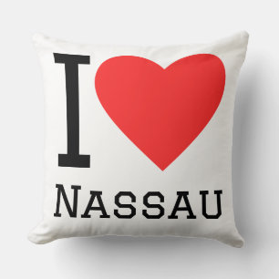 I love nassau throw pillow