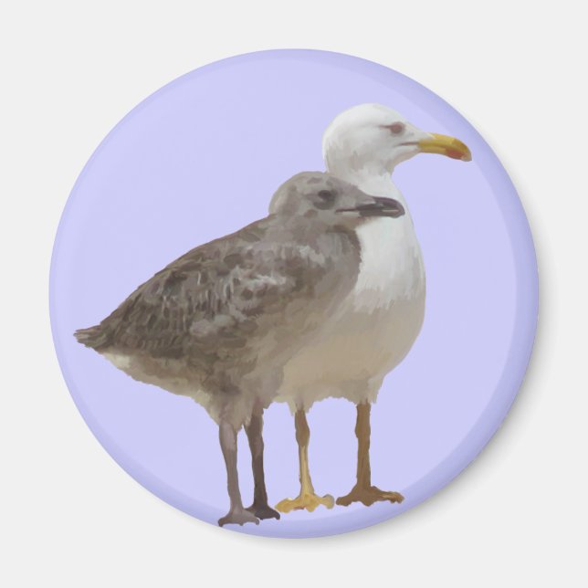 I love nature - digital drawing magnet (Front)