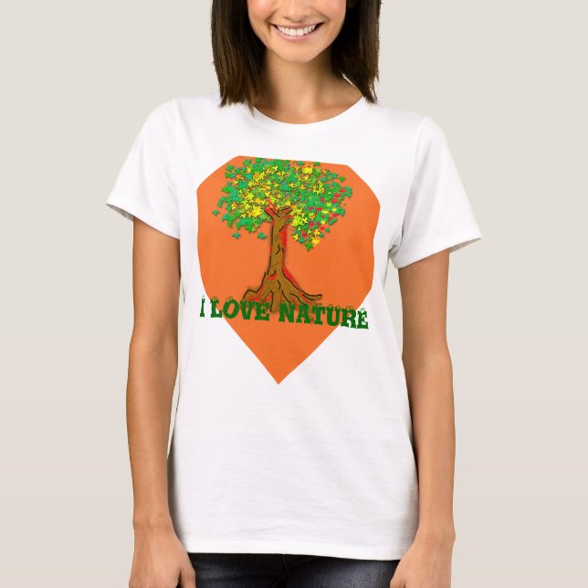 I love nature T-Shirt (Front)