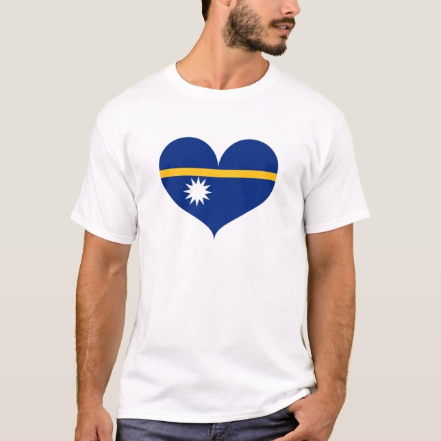 I Love Nauru Flag T-Shirt (Front)