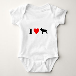 I Love Neapolitan Mastiffs Baby Creeper