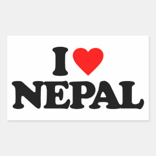 I LOVE NEPAL STICKER