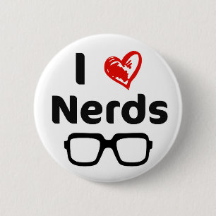 I love nerds 2 inch round button