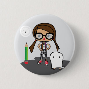 I Love Nerds Button