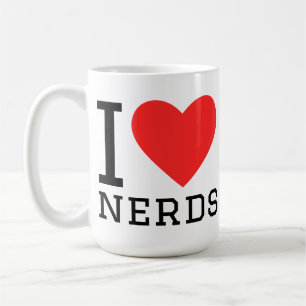 I love nerds coffee mug