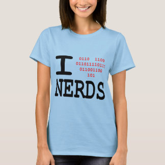I love nerds - ringer tee