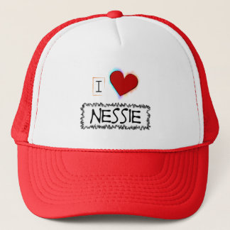 I Love Nessie Trucker Hat