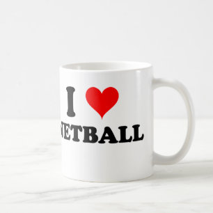 I Love Netball Coffee Mug