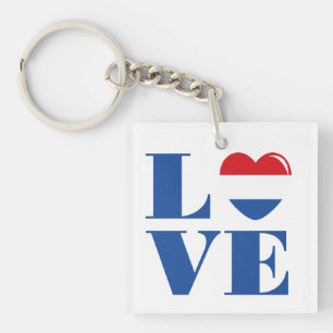 I love Netherlands Keychain