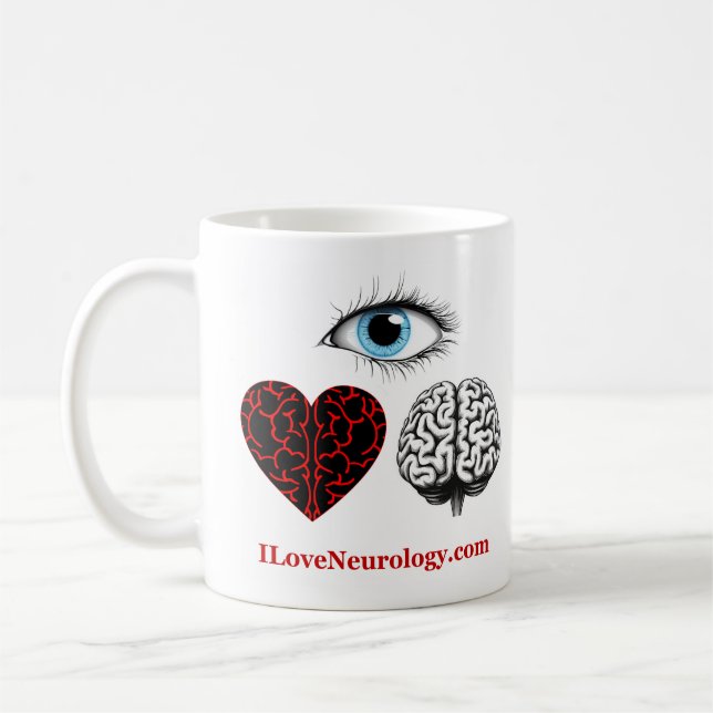 I Love Neurology Mug!   Coffee Mug (Left)