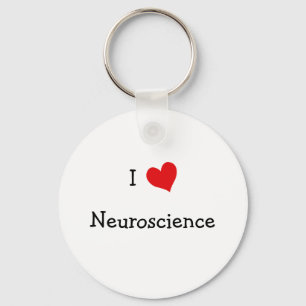 I Love Neuroscience Keychain