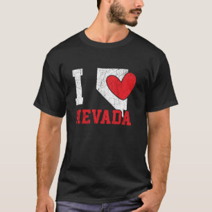 I Love Nevada USA America Nevadians Nevadans T-Shirt