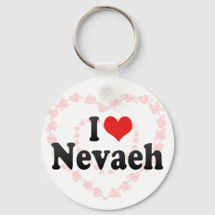 I Love Nevaeh Keychain