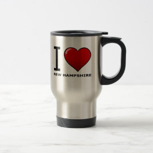 I LOVE NEW HAMPSHIRE TRAVEL MUG